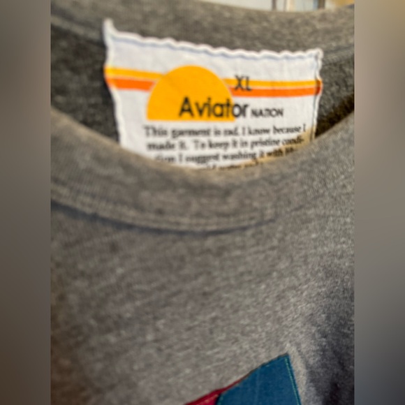 Aviator Nation STITCH RARE LOGO sweatshirt- size XL - Picture 4 of 4